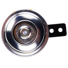 Motorradhupe Edelstahl mit E Prüfzeichen 72 mm kleine Hupe für Motorrad 12 V