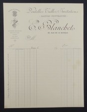 Rechnung 1890 PARIS Spitze