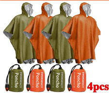 Thermo Notfall Regenponcho Regenmantel Aluminium Einwegponcho Regencape