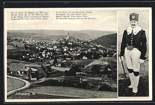 Schneeberg ansichtskarte - schneeberg,,