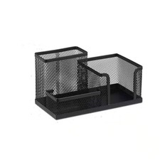 Schreibtischorganizer Büroablage mit Stiftehalter und Zettelhalter Metall