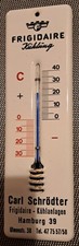 Emaille Thermometer Frigidaire Kühlung Gebraucht Rarität Antik