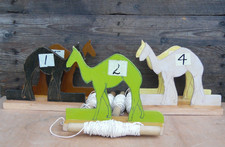 Vintage Handarbeit Tischplatte