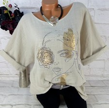 Italy Bluse Hemd Tunika Shirt