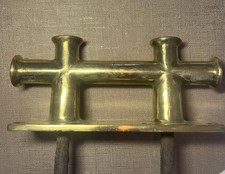 Belegklampe Massiv Messing