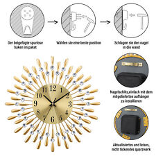 37.5cm 3D Wanduhr Wohnzimmer