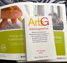 AEVO Bücherpaket – Handlungsfeld Ausbildung + ArbG Gesetzestexte, Prüfungs-check