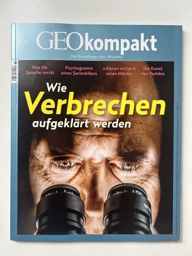 Geo kompakt wie - -, verbrechen
