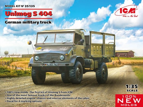 Icm 35135 unimog - icm, german