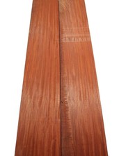 1x Padouk Riegel Holz Paduk Padauk Curly 107x18cm x 23mm #H1