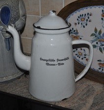 alte Emaille Kaffeekanne stolze Zechenmetropole Wanne Eickel Stadtbezirk Herne