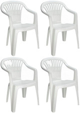 4 x Gartenstuhl Terrassenstuhl