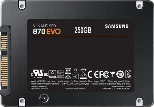 Samsung ssd 870 evo 250 - evo, gb