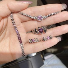 Spinell Kette Ring Ohrringe