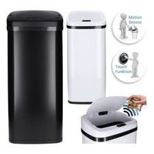 Automatik Sensor Mülleimer Abfalleimer autom. öffnen 30-50L Windeleimer rostfrei