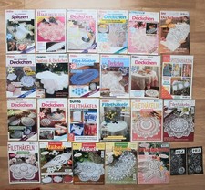 23 Häkelhefte burda, Anna, Diana Filethäkeln Spitzenhäkeln Deckchen u.v.m.