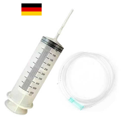 500ml spritze mit schlauch - 500ml,