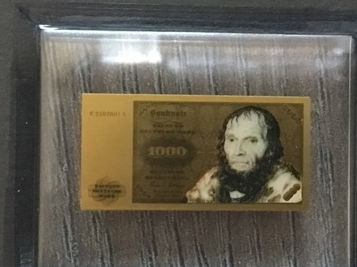 Gold 1000 banknote - 1/1000, oz