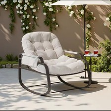 Superaly Garten Schaukelstuhl