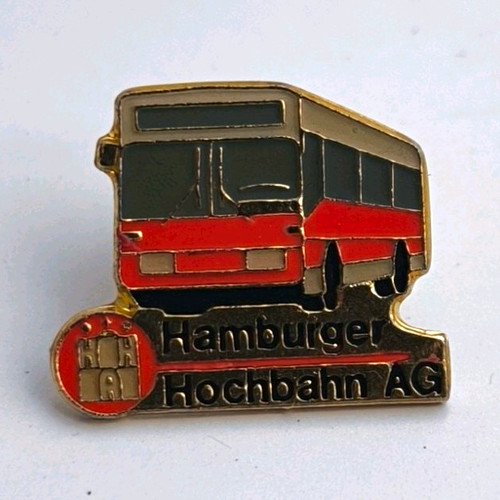 Hamburger hochbahn bus pin - hochbahn,
