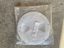 Inspektionsluke Boot Schraubverschluß Inspektionsluke weiß