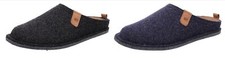 Rohde Lucca-H Herren Clogs Pantoletten Pantoffel Hausschuhe Softfilz recycelt
