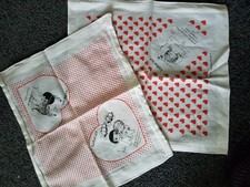 2 Stofftaschentücher "Liebe ist......." NEU