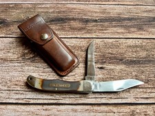 ☀️ Seltenes Schrade Old Timer 250T DoubleBlade Klappmesser USA ca. 1980 Rarität