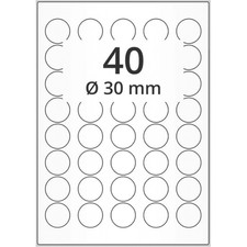 Laser Etiketten,weiß