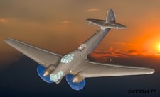 1/200 WIKING Flugzeug FW 58 Focke Wulf "Weihe", ~ graugrün,  ~ 1939, MzwFlgz