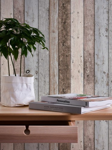 Vliestapete holz optik planken - vliestapete,