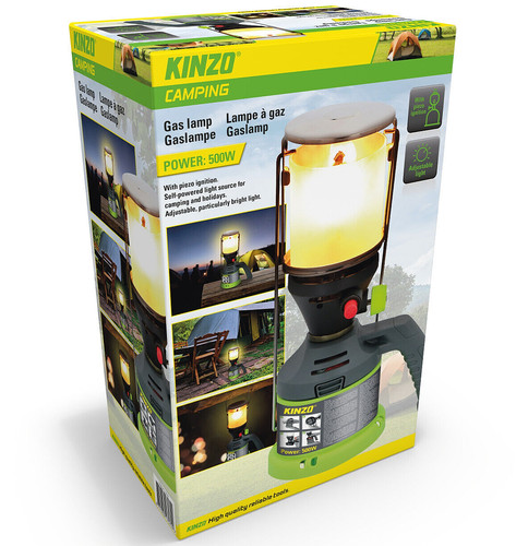Kinzo camping gaslampe - kinzo,