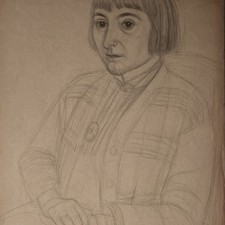 Fritz Tröger Frauenporträt