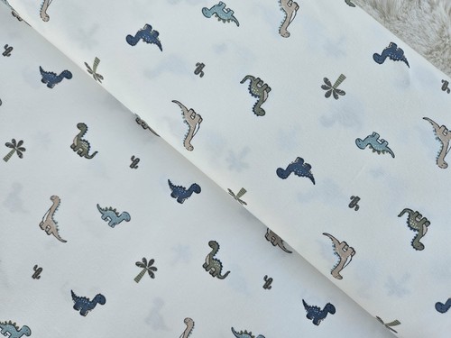 Baumwolljersey baby dinos - baumwolljersey,