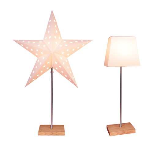 Tischlampe mit wechselschirm - tischlampe,