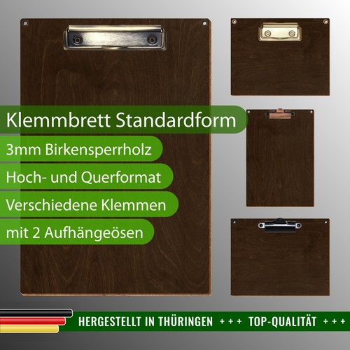 Bütic holz klemmbrett - holz,