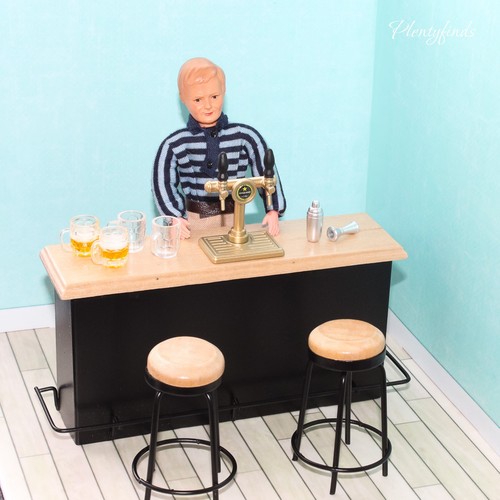 Miniatur puppenhaus bar - puppenhaus,