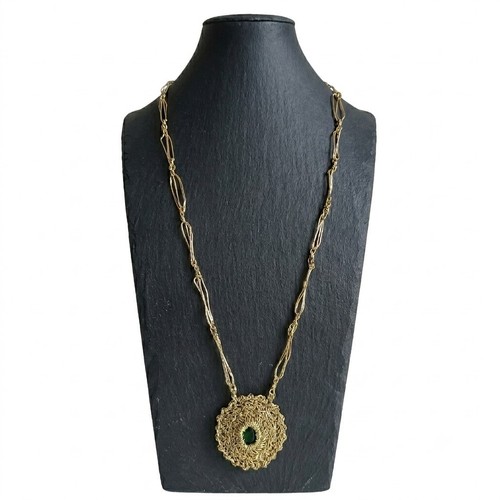 Lange boho halskette gold mit - gold,