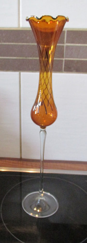 Lauscha glasvase - lauscha,