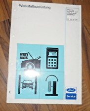 FORD  WERKSTATT HANDBUCH Werkstattausrüstung