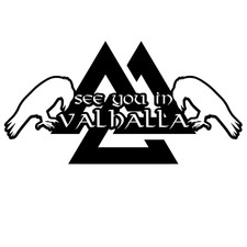 1 x Aufkleber Viking See you