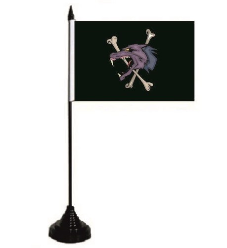 Tischflagge werewolf wolf mit - tischflagge,