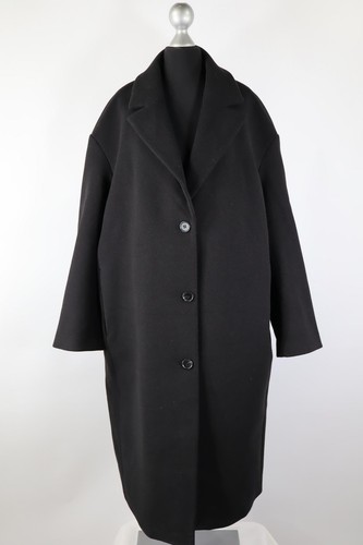 Schwarzer mantel - h&m,