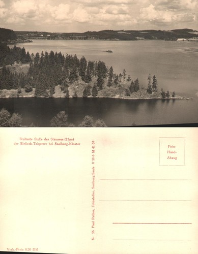 Stausee bleiloch talsperre - bleiloch,