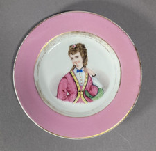 Biedermeier Teller handbemalt