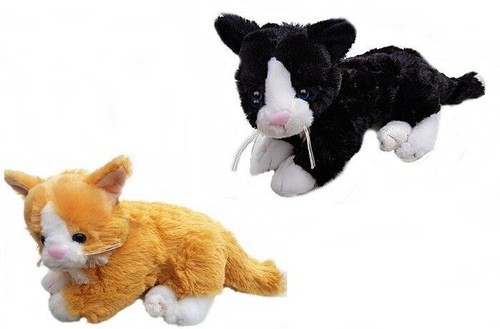 Katzen aus plüsch liegend - 2,