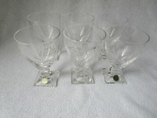 Peill KARAT 6 alte Weingläser Weißweinglas Wein-Glas Kristall gemarkt 11cm hoch