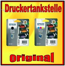 Originalpatronen original Patronen EPSON Stylus Color C62 CX3200 T040 T041 TOP