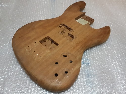 Custom mahogany bass body - custom,