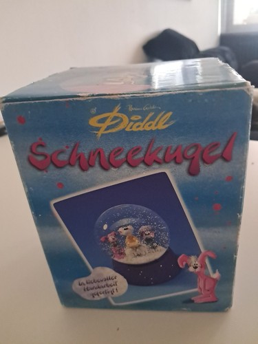 Diddl schneekugel ovp - schneekugel, in
